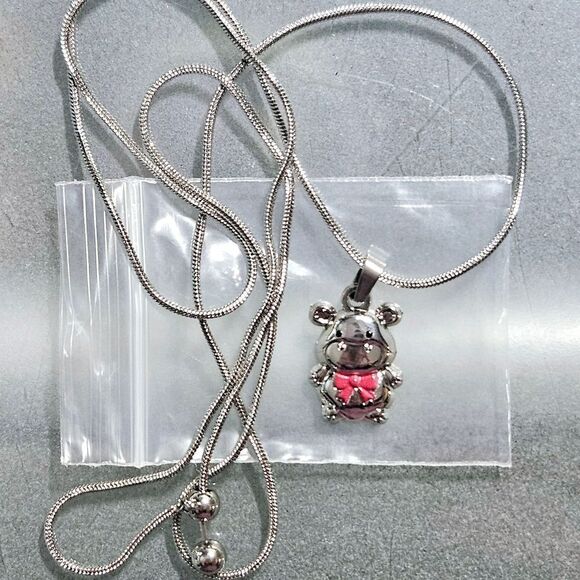 ZOX "HIPPOPOTAMUSESES" TINSEL TUNES CHRISTMAS Collectible NECKLACE ONLY - Picture 2 of 5